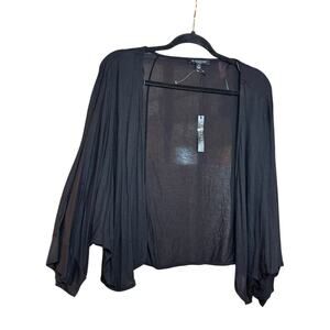 Elegant Black Women's Cardigan
